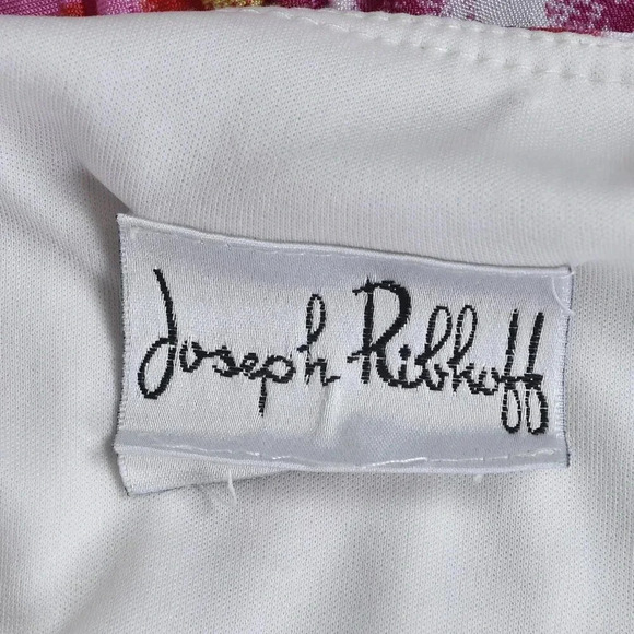 Joseph Ribkoff Midi Dress Floral Flowy Tropical Size 6 - Picture 8 of 10